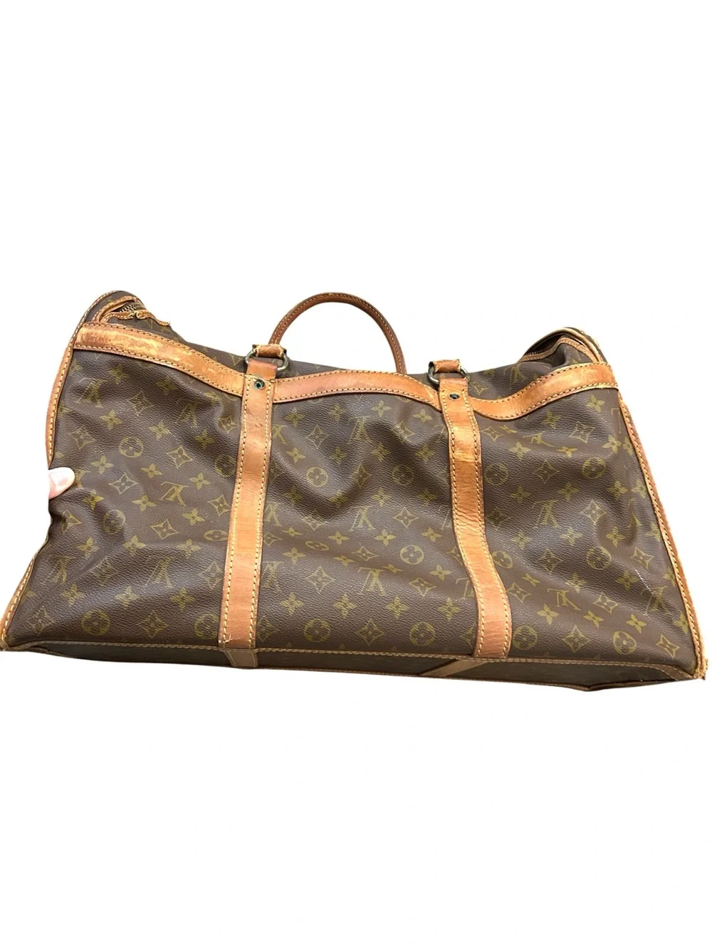 Louis Vuitton Sac Chasseur 55 LV Monogram Canvas Vintage Travel Bag Luggage Tote - Picture 10 of 13